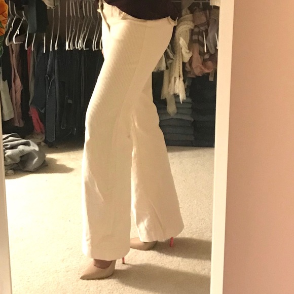 Banana Republic Pants - NWT Banana Republic Ivory Corduroy Dress Pants 0